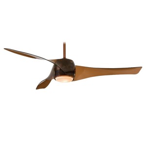Minka Aire F803l Cpbr Copper Bronze Artemis Ceiling Fan Light