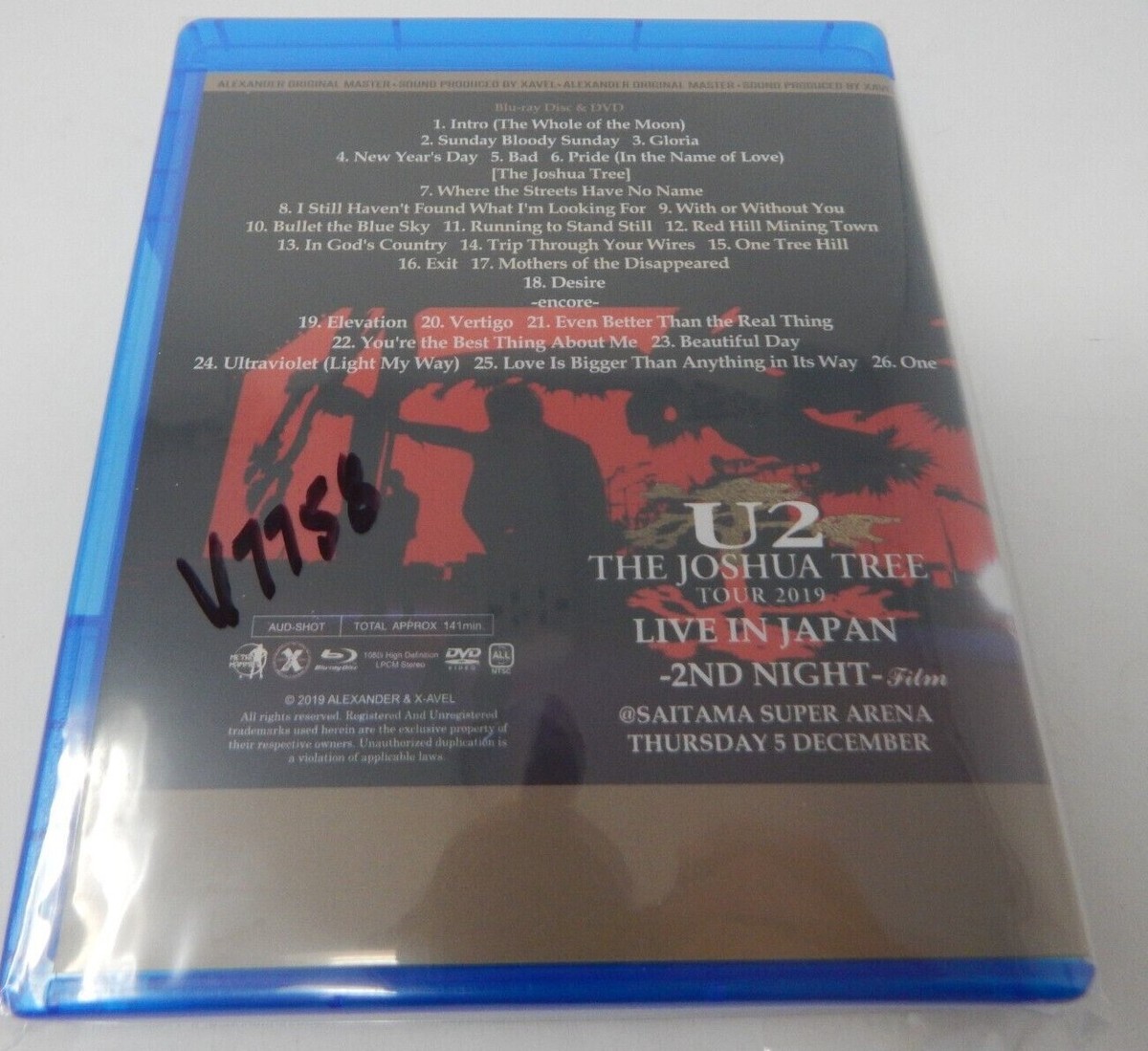 旭日2 US Joshua Tree Japan Blue Ray 2nd Night | eBay