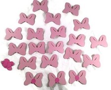 Minnie Mouse Pink Bow Cardstock Die Cuts Scatter Set 2Inch