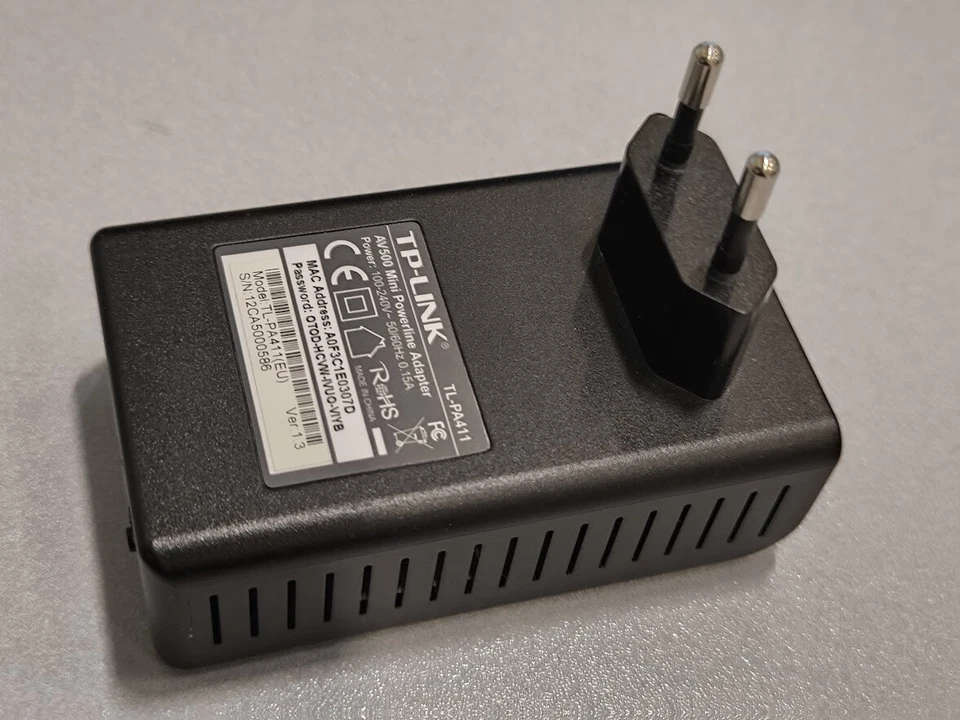 TP-Link TL-PA411 AV500 Powerline Adapter - Gebraucht, Ohne Verpackung - Bild 4 von 4