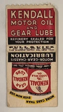 Matchcover Kendall Motor Oil Gear Lube