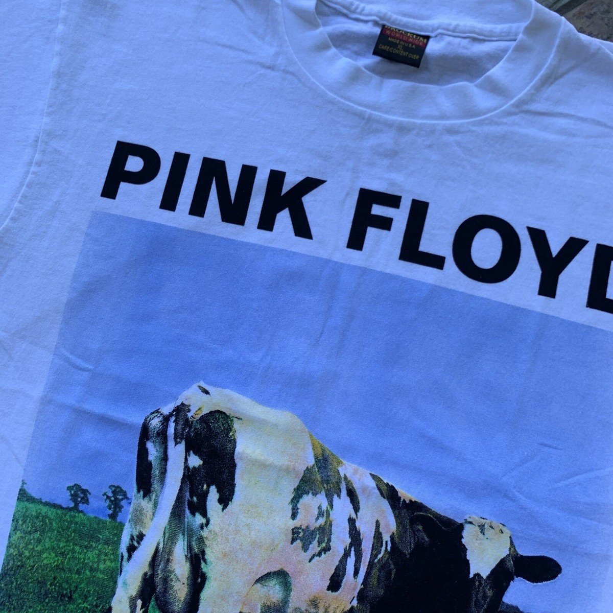 トップス Pink Floyd atomheart mother s/s band tee Atom Heart Mother Tour 1992 Vintage Pink Floyd Shirt