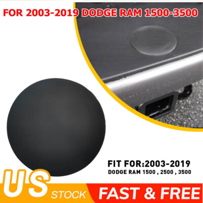 Rear Bumper Step Pad Towing Ball Plug Flat Cap Fits for Dodge Ram 1500 2500 3500