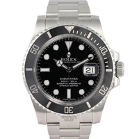 Rolex Submariner 116610LN Date Steel 40mm Black Ceramic Bezel Black Dial-B&P
