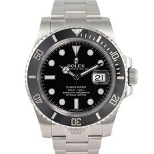 Rolex Rolex Submariner 116610LN Date Steel 40mm Black Ceramic Bezel Black Dial-B&P