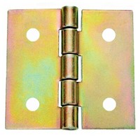 50X Gerollte Scharniere 35 X 36 Mm Kantige MöBelscharniere Gelb Verzinkt