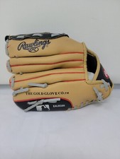 Rawlings 10 Inch Tan and Black Tee Ball Glove Right Handed WPL10CBSG RHT