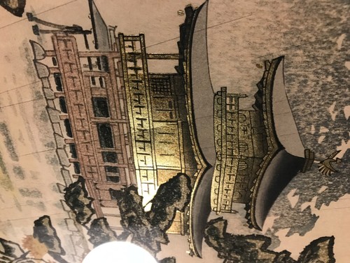 Original Japanese Woodblock Print "Golden Pavilion in Kyoto" by Nisaburo Ito - Picture 5 of 7