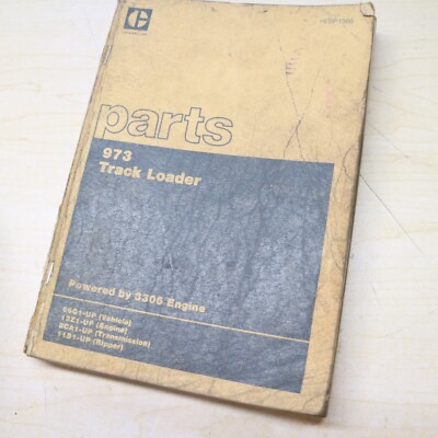 CAT Caterpillar 973 Track Loader crawler Parts Manual Book Catalog 66G series