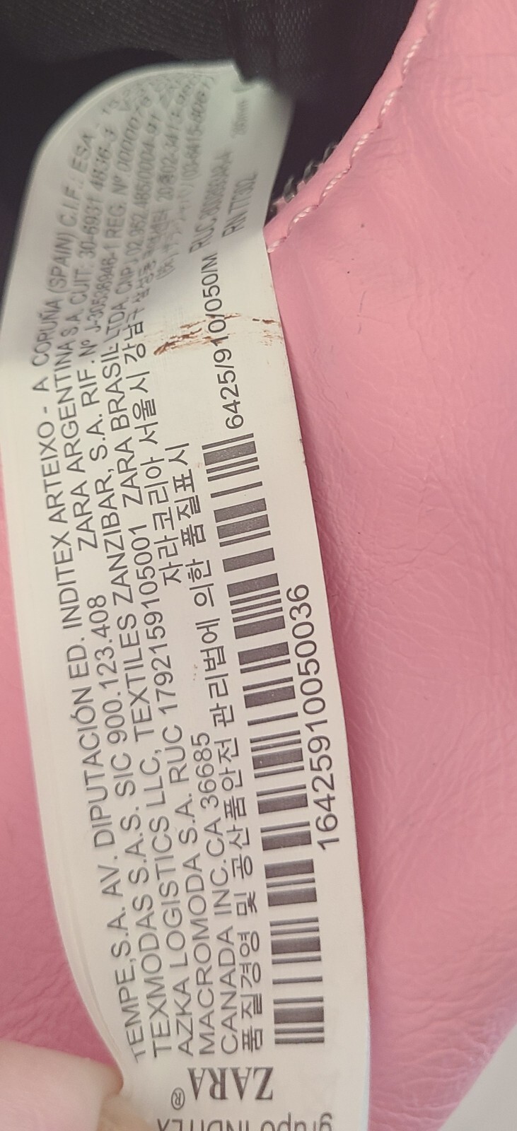 Zara Hot Pink Shoulder/ Crossbody Bag Small thumbnail 7