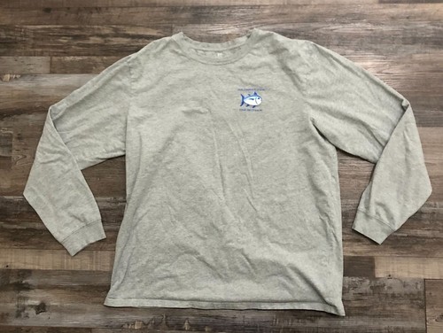 Southern Tide Herren T-Shirt XL grau The Skipjack Langarmshirt