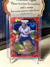 2021 Panini Prizm Akiem Hicks RED CRACKED ICE #162 Chicago Bears
