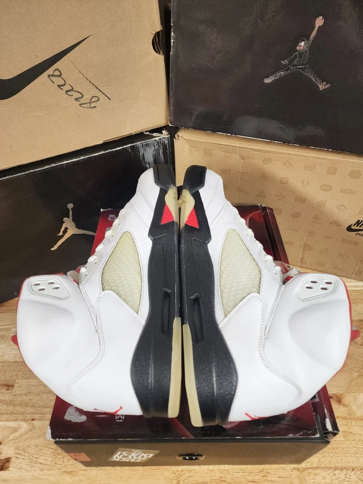 Size 13 - Air Jordan 5 Retro Countdown Pack Fire Red  - Image 4 of 4