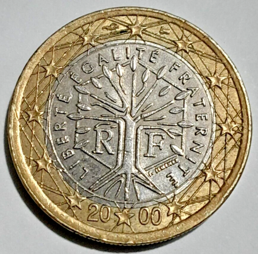 France 1 euro coin from the year 2000 - Image 3 of 4