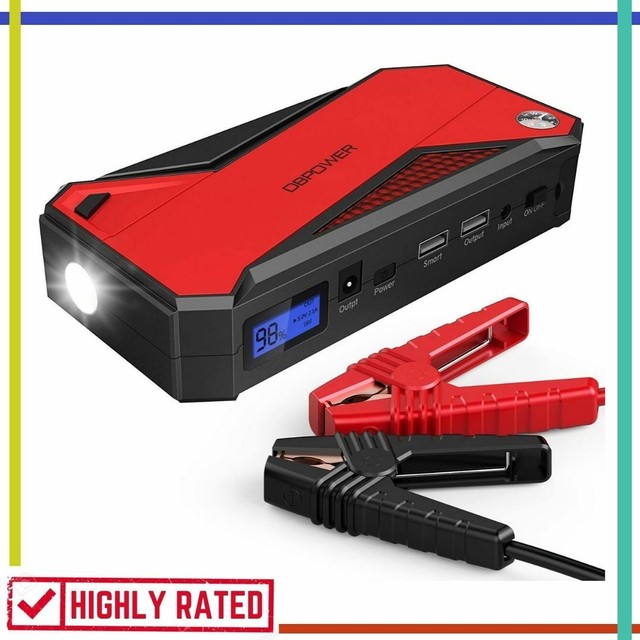 CAR JUMP STARTER Booster Charger Portable with USB Quick Charging Port
