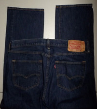LEVIS -RED TAG 501 BUTTON FLY DENIM   JEANS  Men's 36 X 30  S927