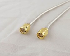 1pcs SMA Male Plug To SMA Male Pigtail Flexible Jumper RF Cable RG402 12in 30cm