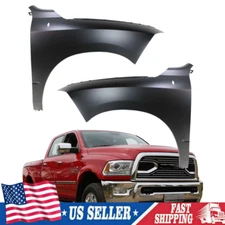Set of 2 Front Driver and Passenger Side Fender Fit For 2011-2018 Ram 1500 2500