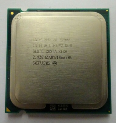 Intel Core 2 Duo E7500 SLGTE - Dual Core - 2.93GHz - Socket 775 #28