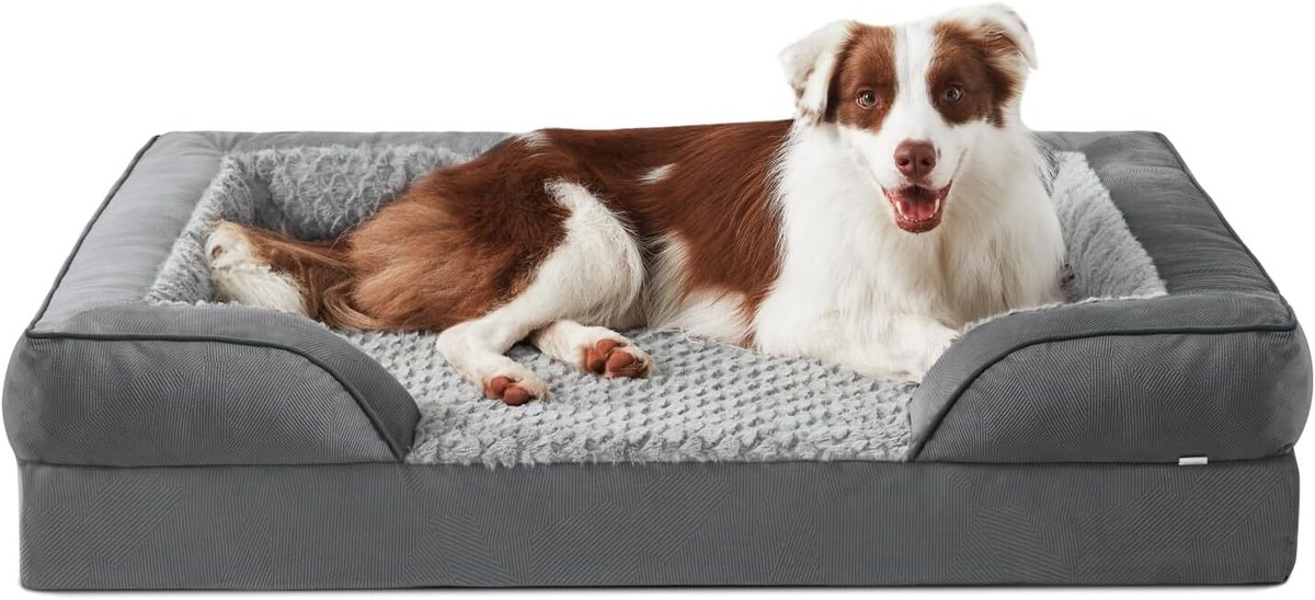 JOEJOY Rechthoekig hondenbed voor grote middelgrote en kleine honden JOEJOY Rechthoekig hondenbed voor grote middelgrote en kleine honden