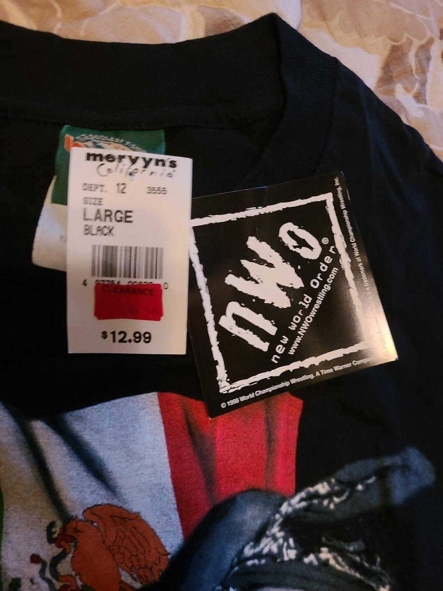 Vintage 1998 WCW NWO Konnan K-DOGG Arriba La Raza T-shirt L Vintage 1998 WCW NWO Konnan K-DOGG Arriba La Raza T-shirt L