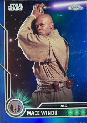 Mace Windu 2023 Topps Star Wars Chrome #43 Blue /150 | eBay