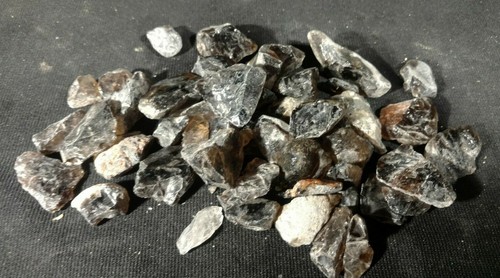 Smokey Quartz Rough 1.4 lb 60 in lot Brazil, various sizes, good quality - Picture 6 of 7