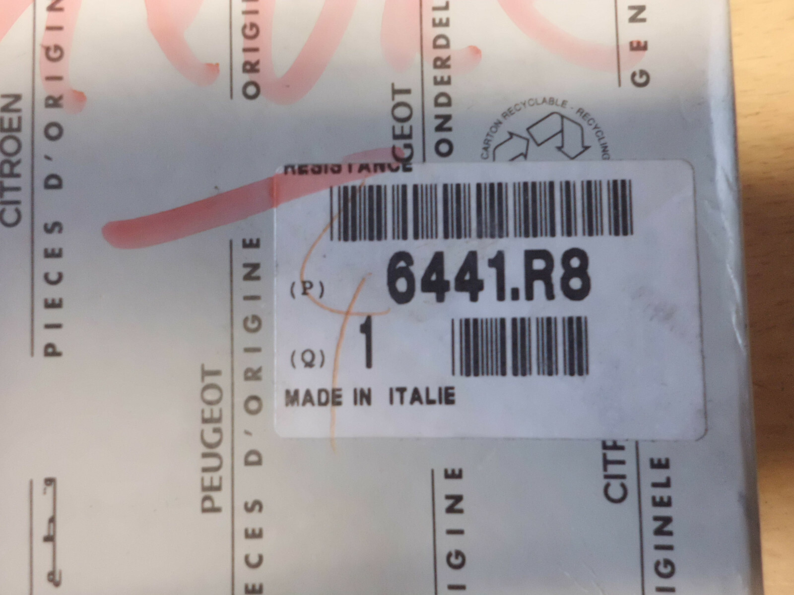 Plus de ventilation dans l'habitacle ? Solution avec la résistance 6441T3 Fiat PSA