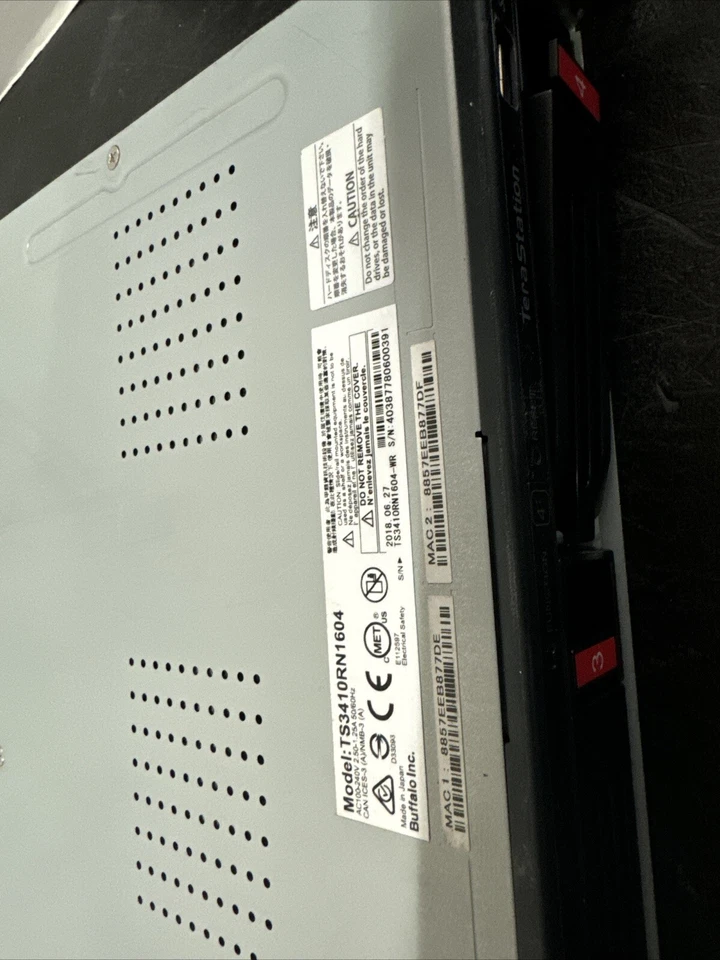 BUFFALO TeraStation Essentials TS3410RN 1604 4-Bay NAS 16TB(4x4TB) - Image 4 of 4