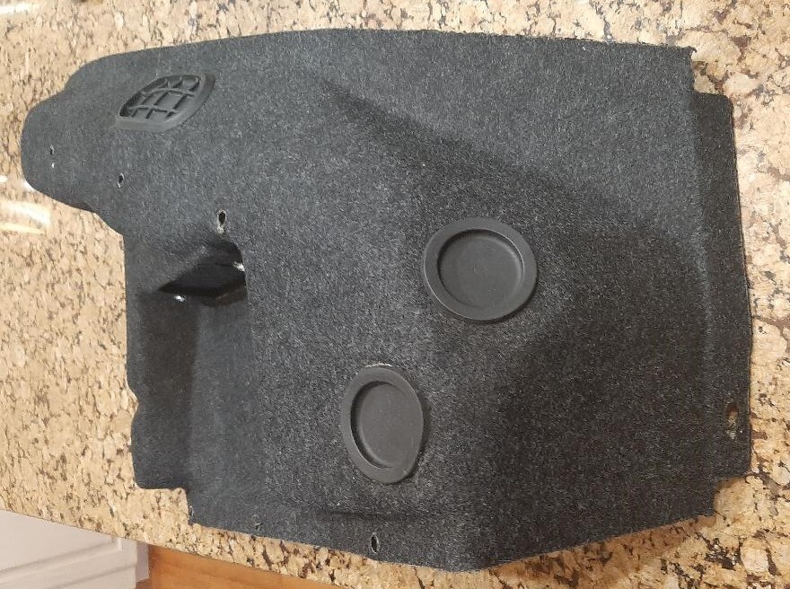 Ferrari 360 Modena Front Trunk Right RH Side Carpet Panel (65527100) Black