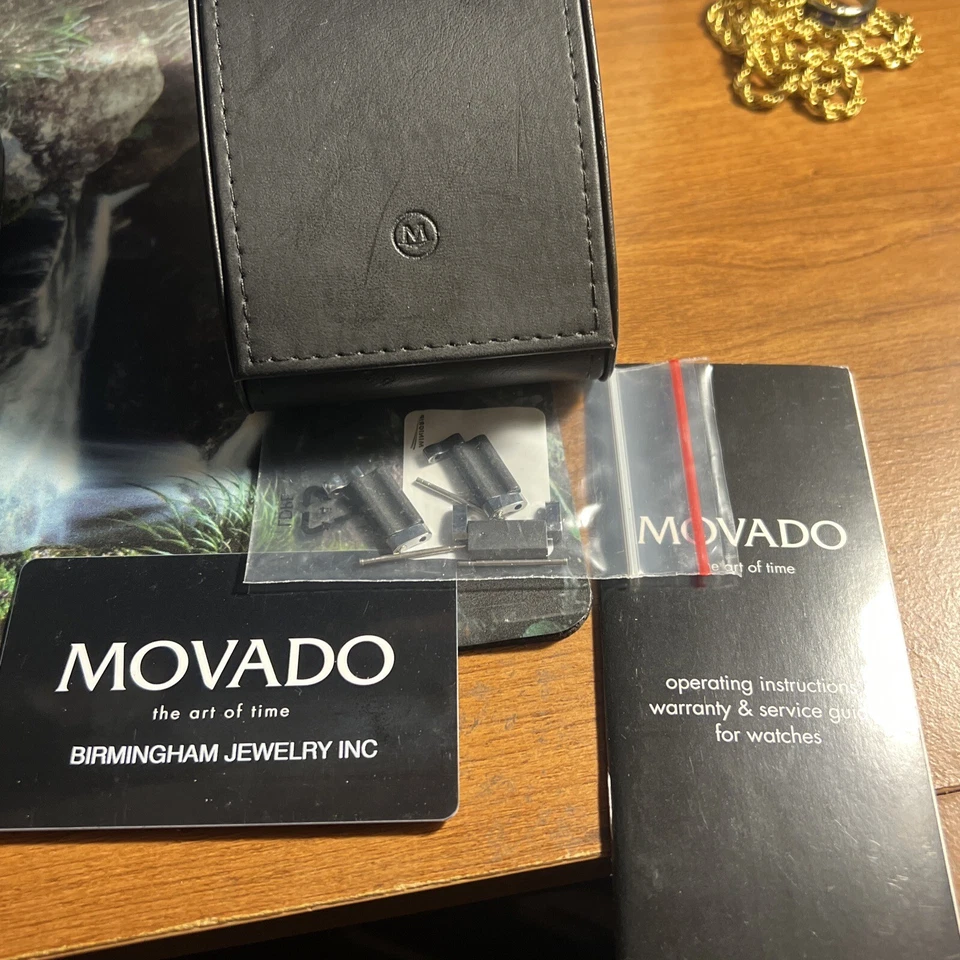 reloj movado hombre usado 89 C6 1453 hecho en Suiza Foto 4 de 4