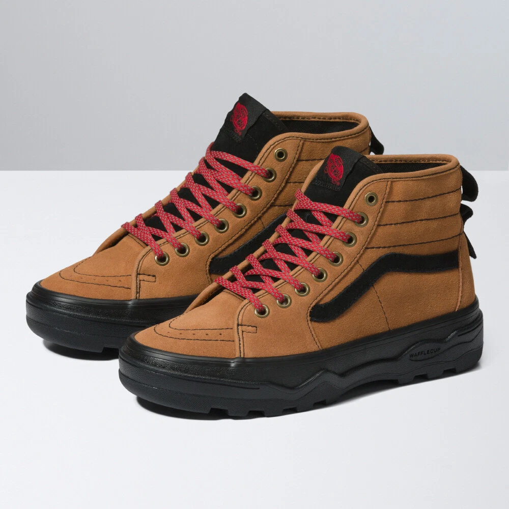 vans sk8 hi black sole