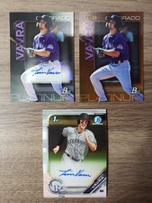 2020 Bowman Platinum/2019 Bowman Chrome Terrin Vavra RC Auto Lot (3)