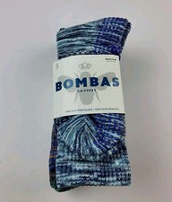 Bombas Grippers Space Dye Calf Socks Lot Of 4 Pairs Size M