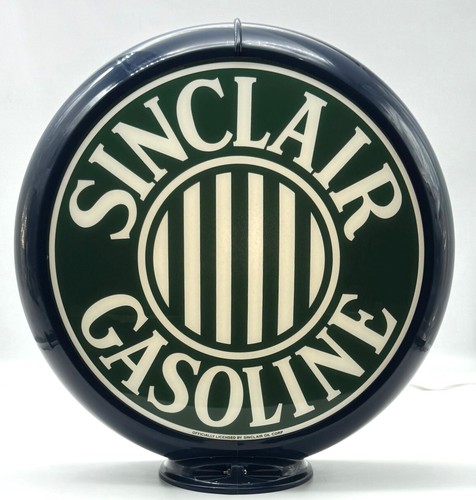 SINCLAIR GAS STRIPES 13.5" Gas Pump Globe - SHIPS FULLY ASSEMBLED! MADE IN USA!! - Picture 15 of 18