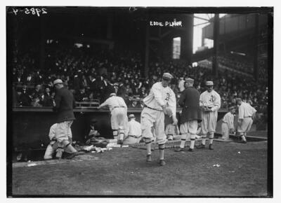 Eddie Plank Philadelphia Al Baseball c1900 Historic Old Photo