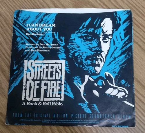 STREETS OF FIRE DAN HARMON I CAN DREAM ABOUT YOU/THE BLASTERS STREETS OF FIRE - Foto 2 di 4