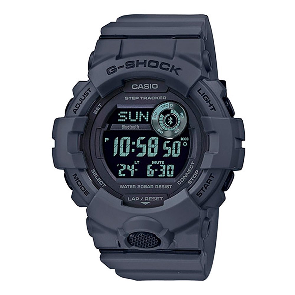 Casio G-Shock GBD800UC-8 Power Trainer Gray Resin Men's