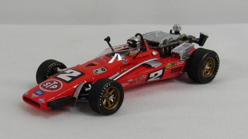 Mario Andretti Spark 1:43 Diecast #2 STP Brawner Hawk Ford 1969 Indy 500 Winner - 第 19/22 張圖片