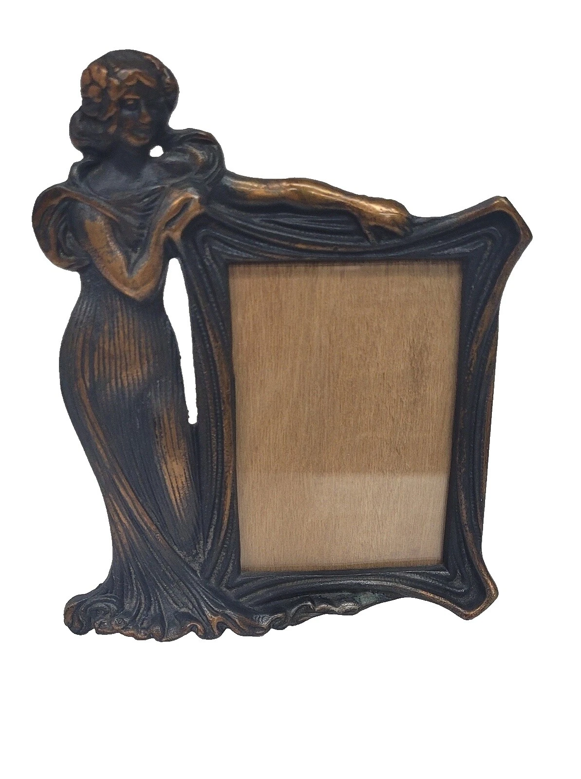 Porta-Retratos de bronze Art Deco