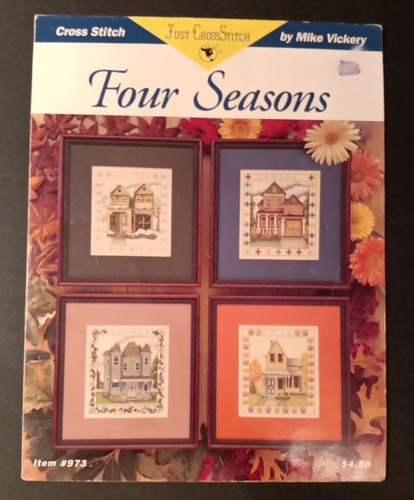 FOUR SEASONS Just Cross Stitch Count It Cross Stitch #973 - Picture 1 of 2