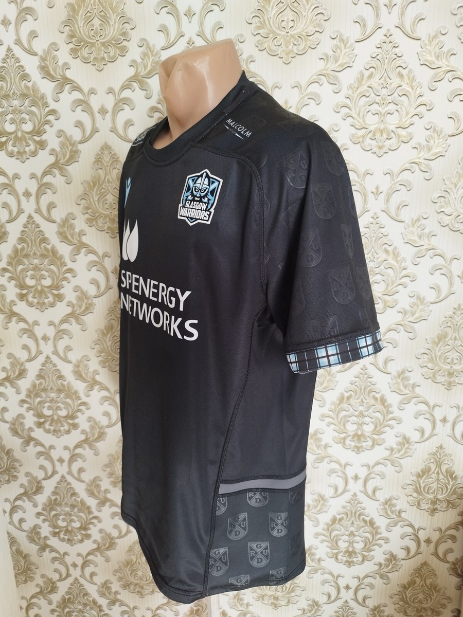 Glasgow Warriors rugby jersey Macron shirt size L | eBay