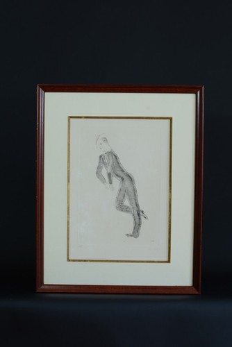BELLE GRAVURE ART DECO CABARET DANSE MUSIC HALL MAURICE CHEVALIER KIFFER