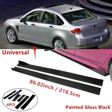 86 Universal Fit For Ford Focus 2008-2011 Side Skirt Lip Splitter Rocker Panel