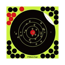 50/100 Pack 8" Shooting Targets - Reactive Splatter Paper for Rifle/Gun Practice