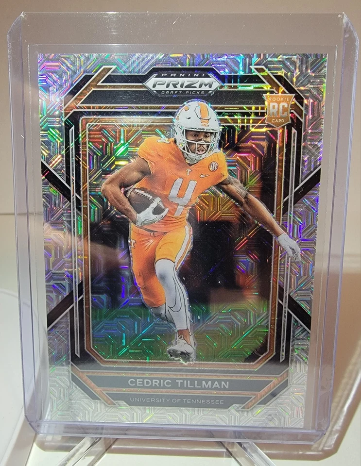 2023 Panini Prizm Draft Picks Cedric Tillman Mojo Prizm /25 - Image 3 of 3