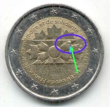 Pièce commémorative le bleuet 2 € France 2018