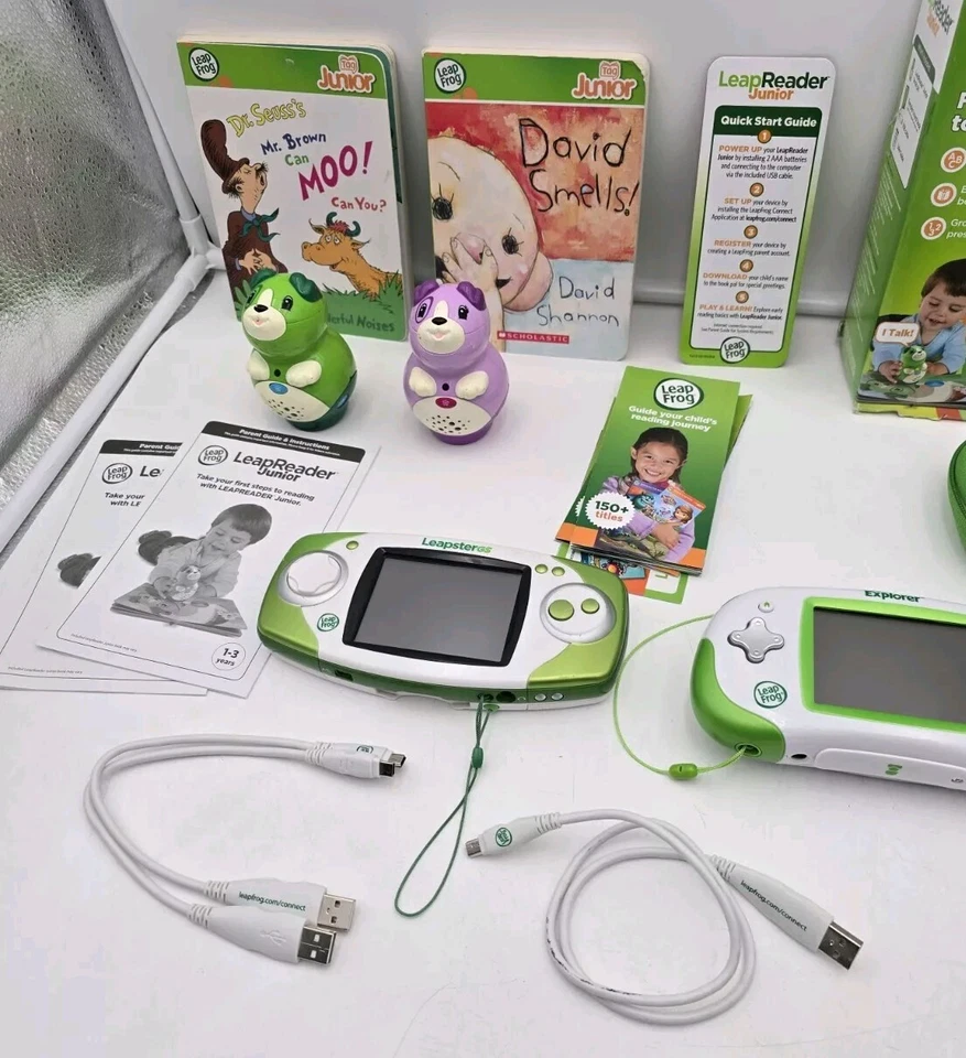 Leap Frog Mixed Lot Leap Reader Jr., Leapster GS and Explorer with Accessories  - Image 3 of 4