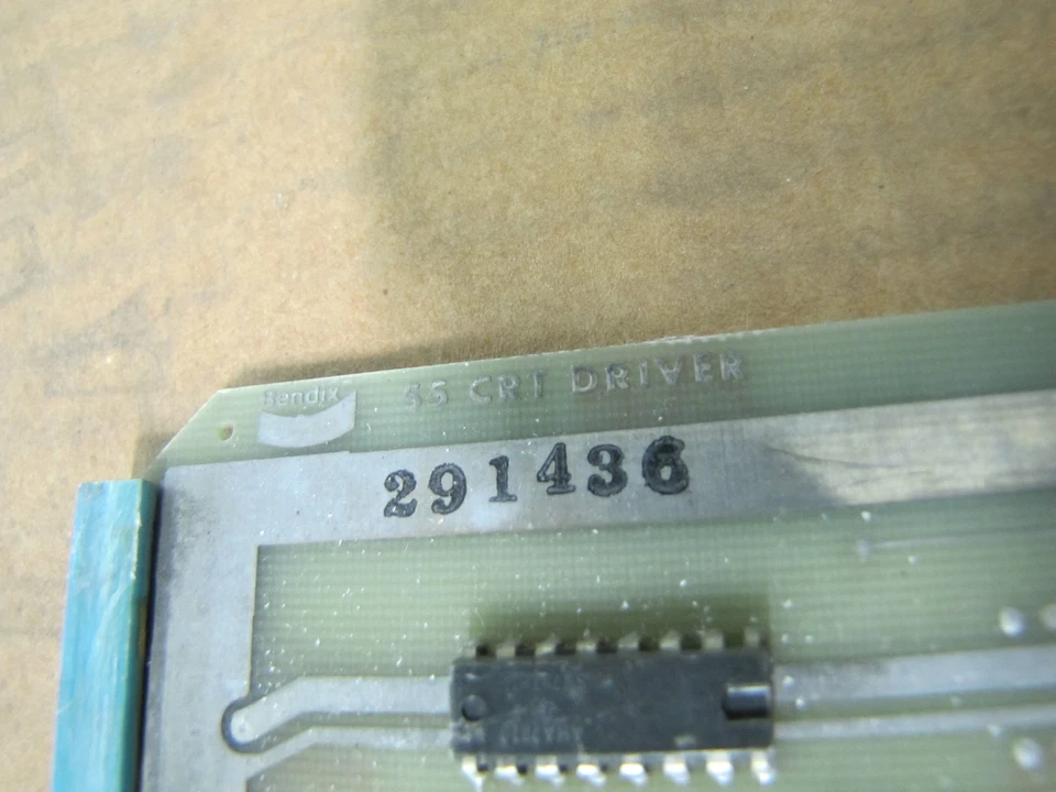 BENDIX S5 CRT DRIVER CIRCUIT BOARD CARD 3730408 J 3730408J - Image 3 of 3