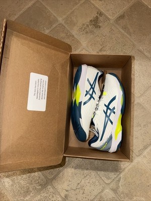 Size 8 - Asics Solution Speed FF 2 White Restful Teal